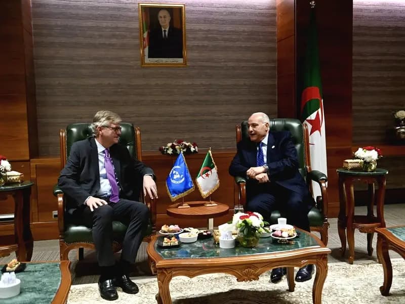 阿塔夫接待联合国负责维和行动的助理秘书长