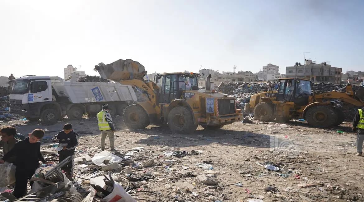 联合国开始清理加沙地区37万吨垃圾