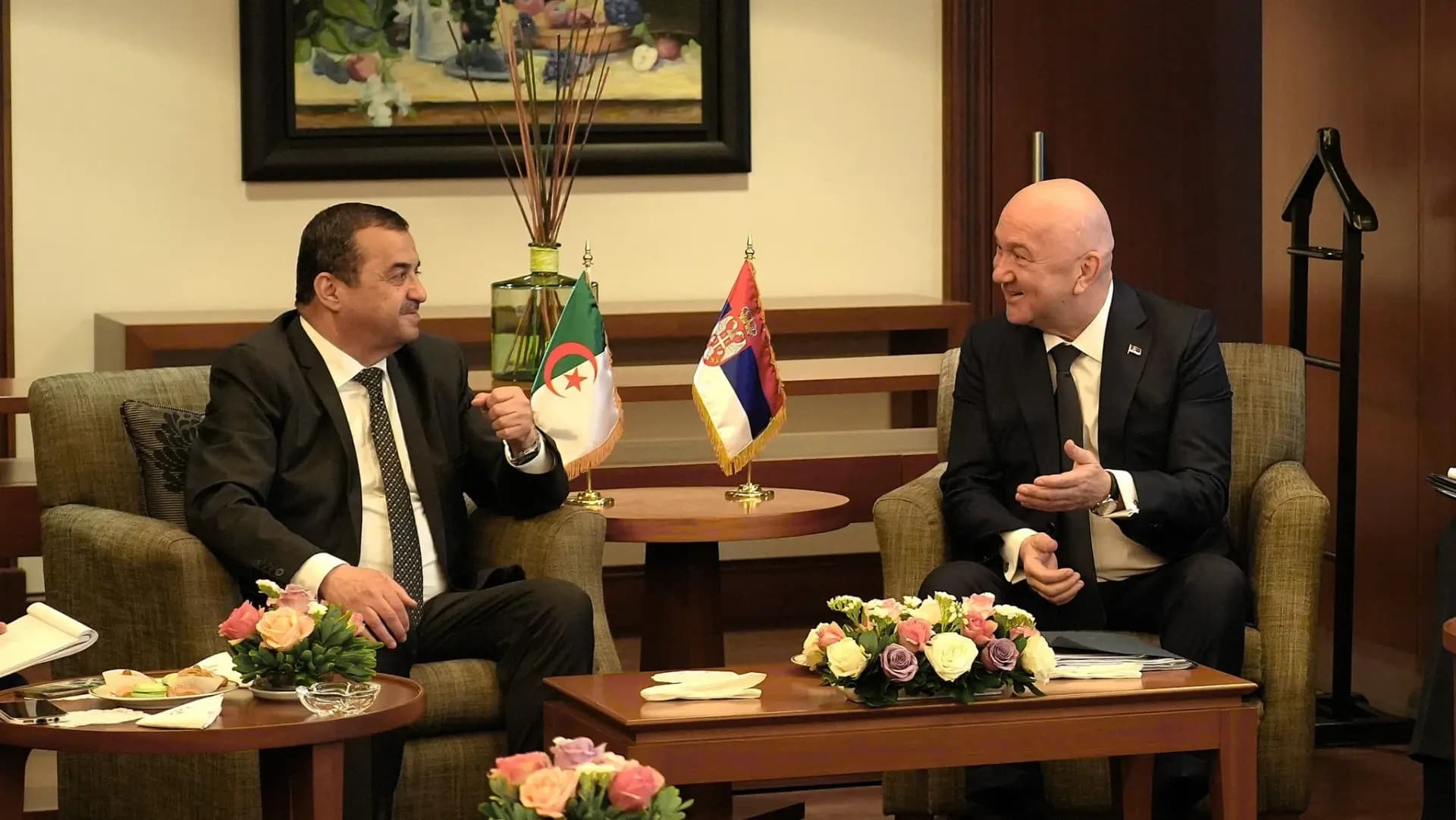 探讨扩大在油气、矿产和天然气领域合作的途径