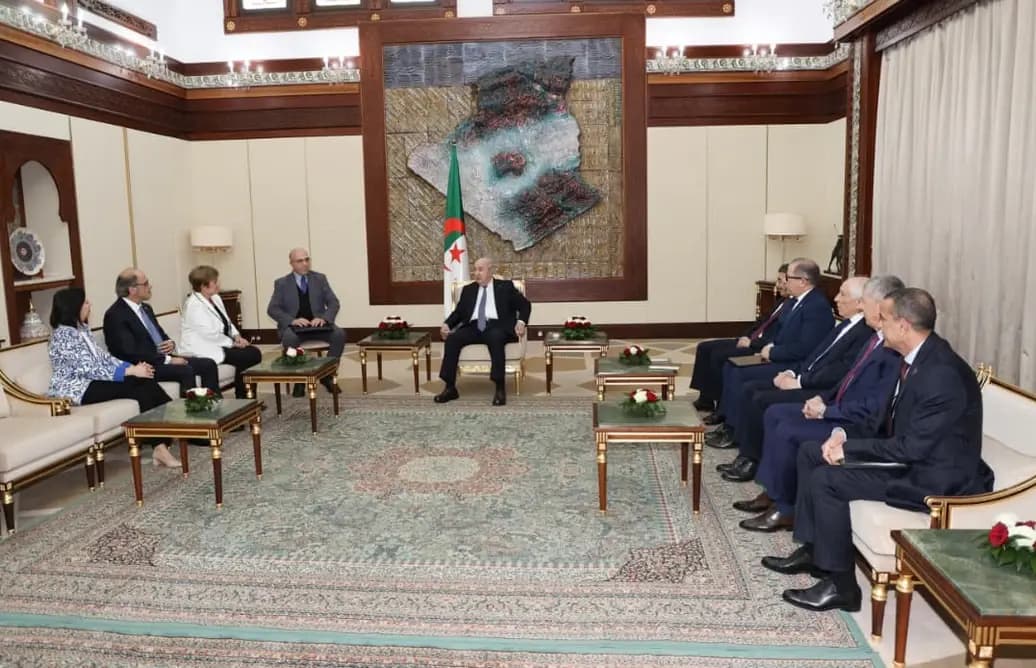 共和国总统会见国际货币基金组织总裁