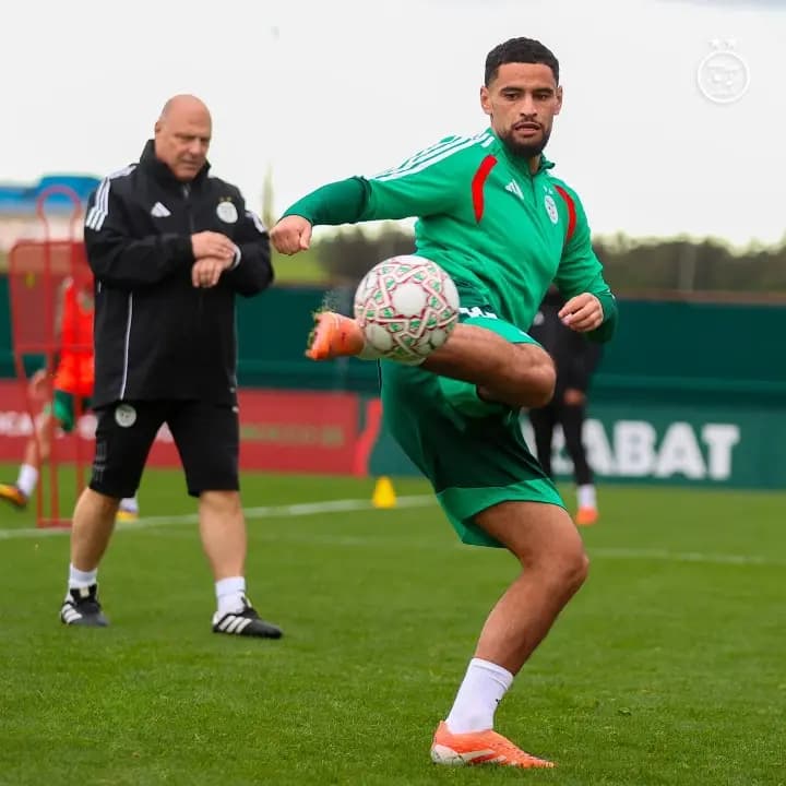 国家足球队在对阵刚果民主共和国前加大训练强度