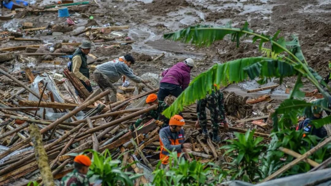 印度尼西亚：西爪哇山体滑坡死亡人数升至25人（警方）