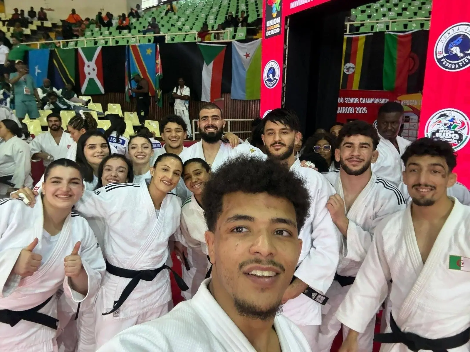 Algerian Judo Team Wins Bronze at African Championships in Nairobi, Secures 3rd Place with 4-0 Victory Over Congo in Mixed Team Event