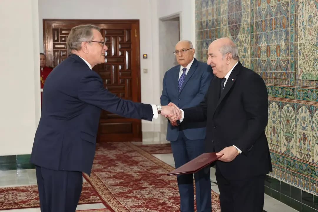 President Tebboune receives credentials from Kingdom of Spain's Ambassador