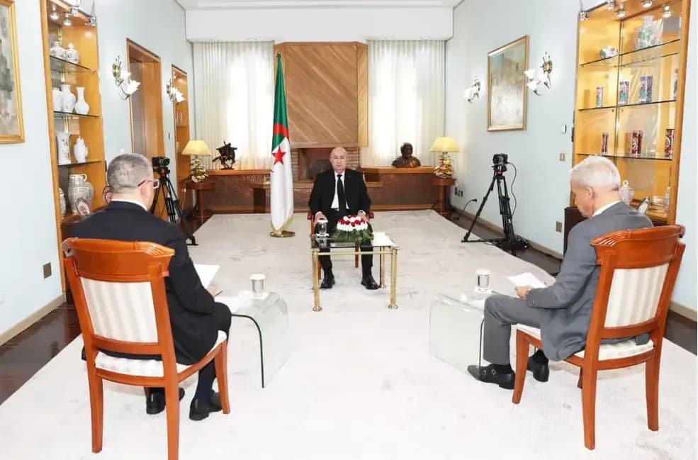 President Tebboune’s national media meeting draws international attention