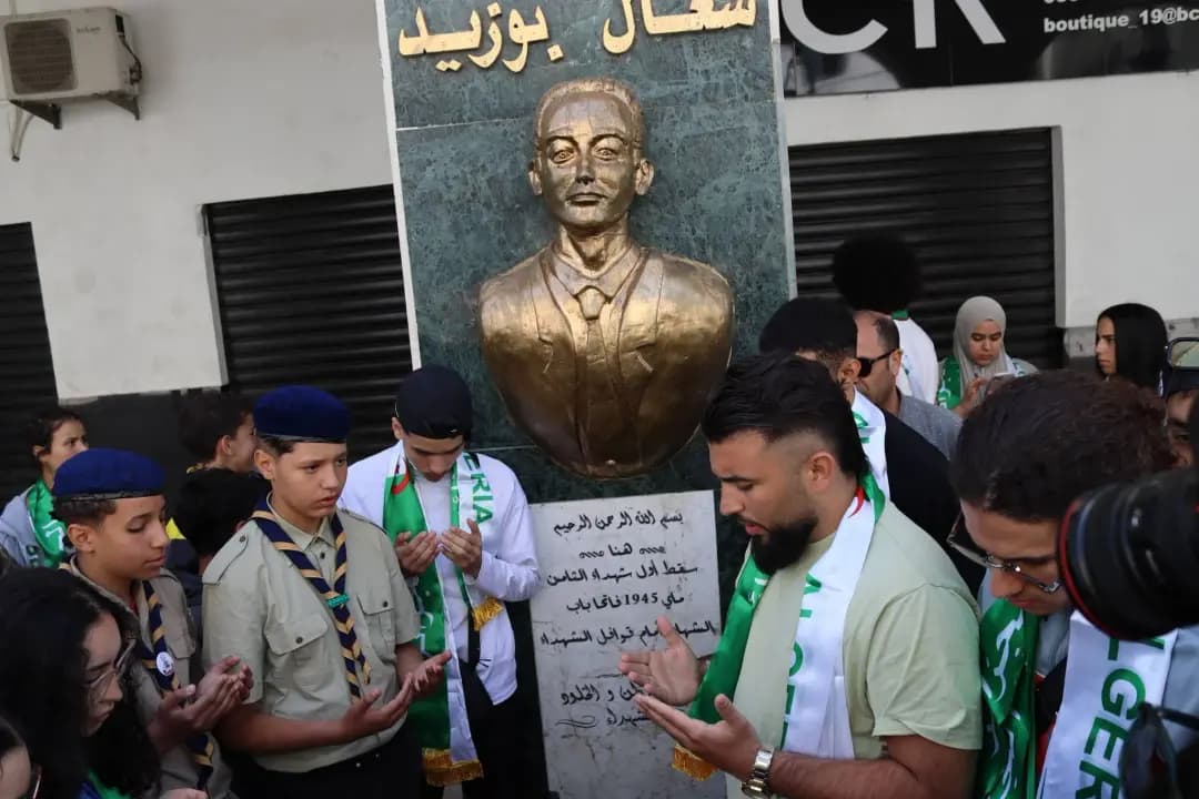 National memory caravan: Algerian diaspora youth arrive in Setif