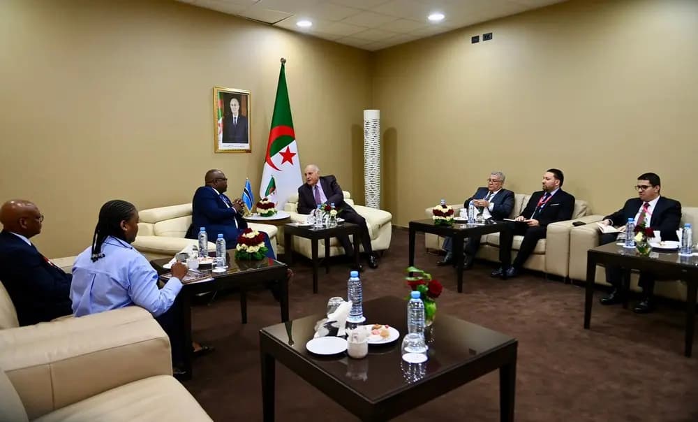 Attaf receives Botswana counterpart