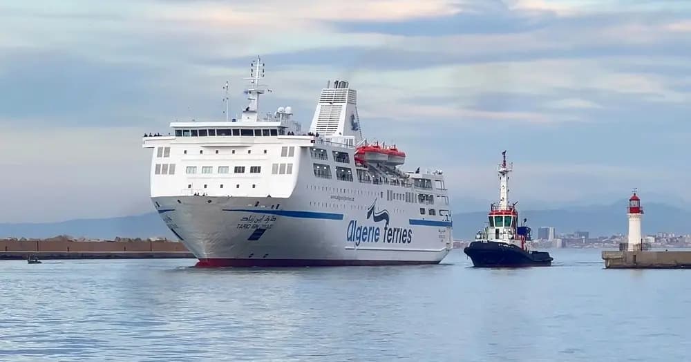 Tariq Ibn Ziyad ferry returns to Algeria after maintenance,renovation overhaul
