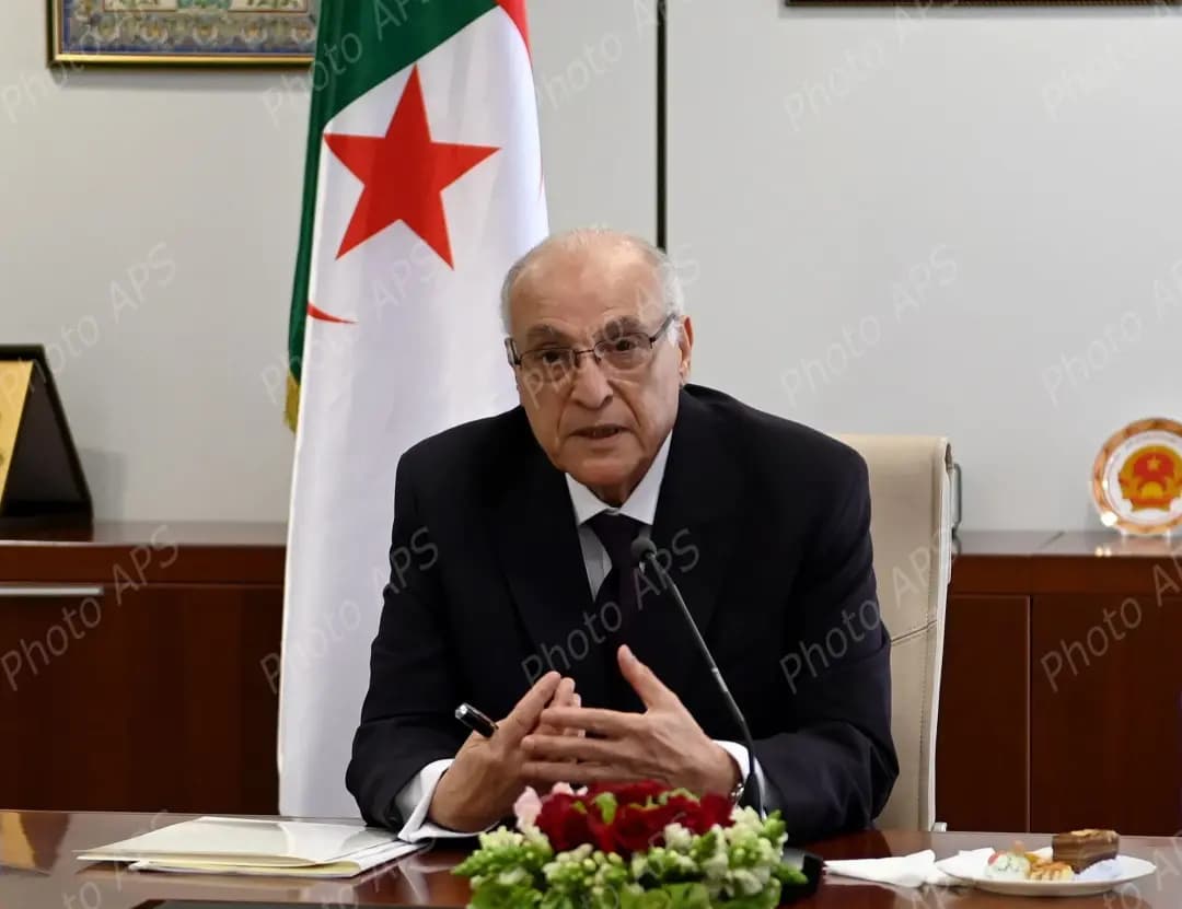 Ahmed Attaf receives phone call from Italian counterpart
