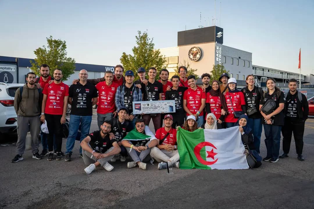 Algerian team wins "Allan Staniforth" Best Newcomer Award in UK
