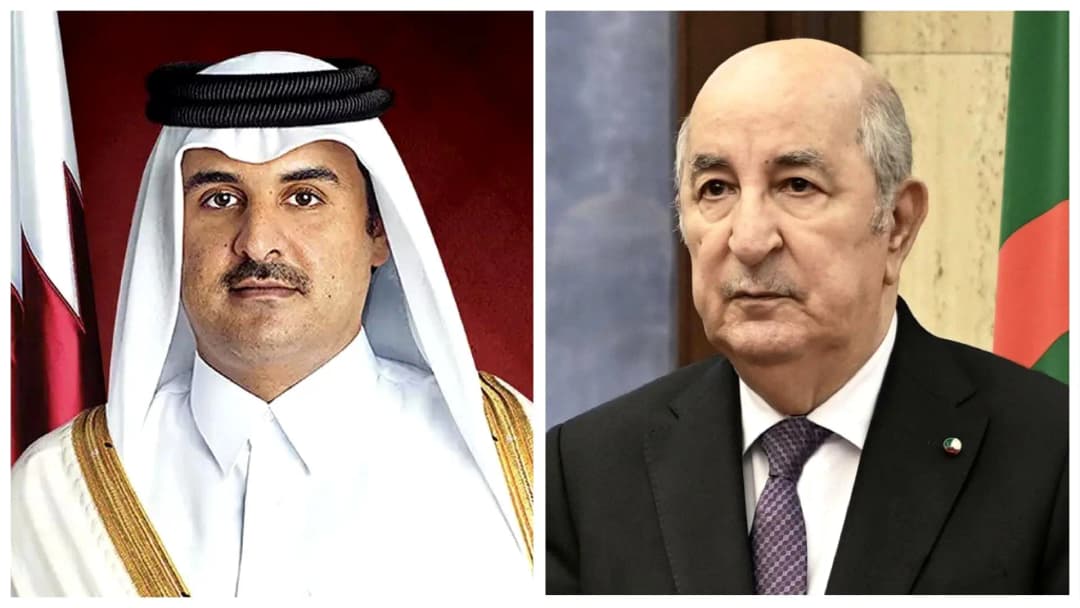 71st Revolution anniversary: President Tebboune receives congratulations from Qatari Emir