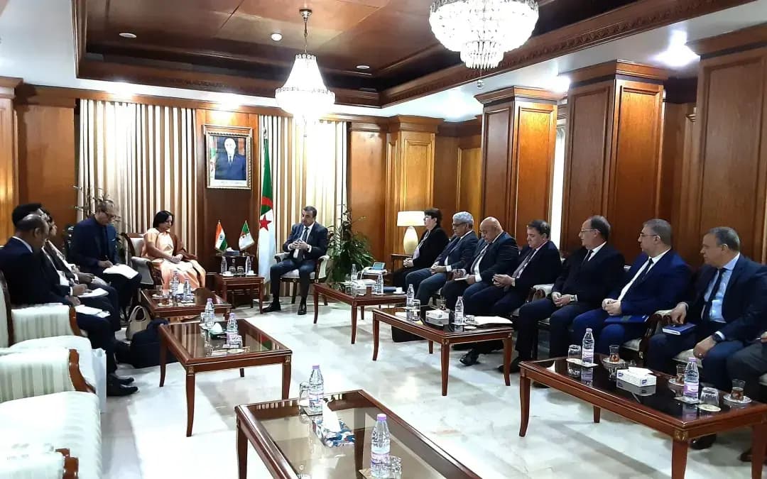 Algeria, India explore stronger cooperation in energy, mining and seawater desalination