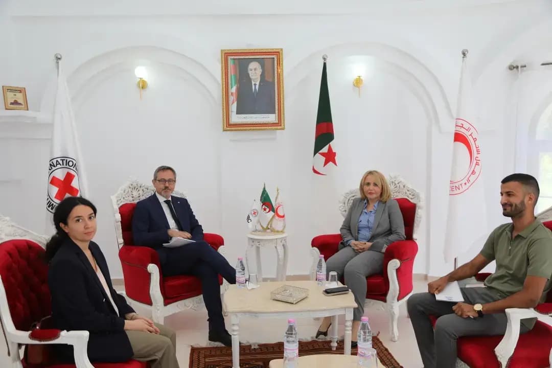 Hamlaoui receives ICRC representative to Algeria