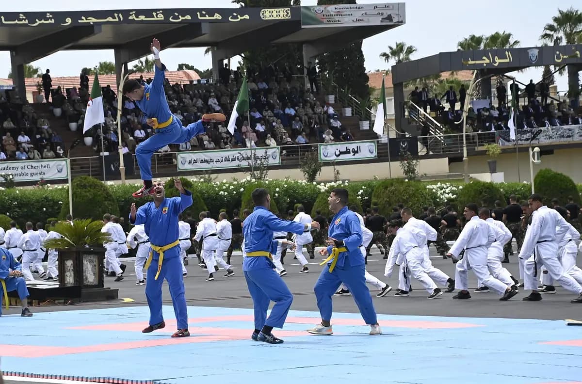 President of the Republic presides over graduation ceremony at Cherchell Military Academy