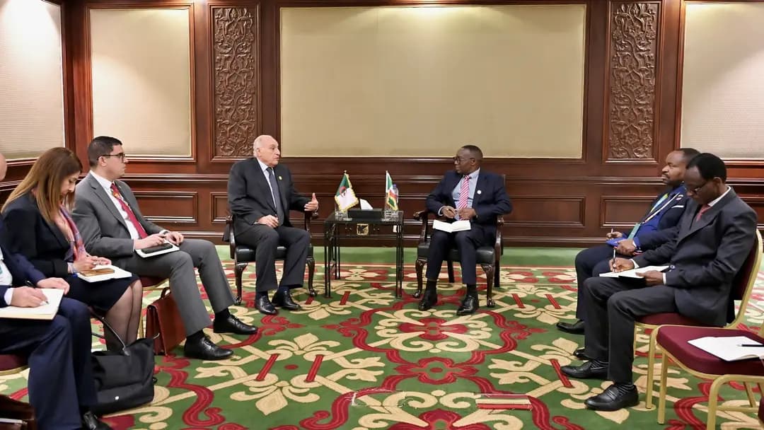 Attaf holds talks with Burundi’s Foreign minister