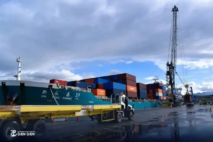 First transit cargo operation conducted at Djen Djen port
