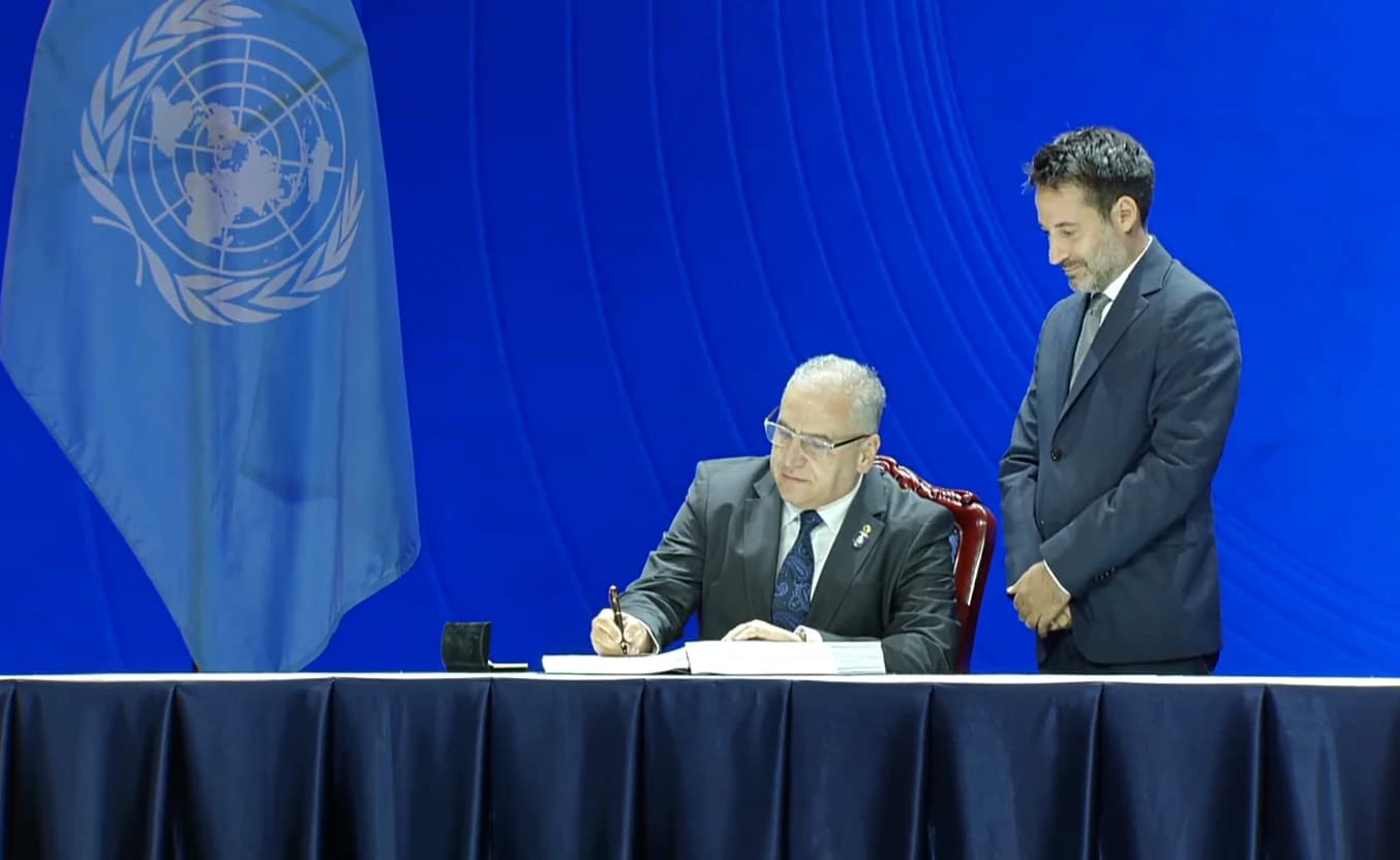 Assigned by President Tebboune, Magramane signs United Nations Convention against Cybercrime