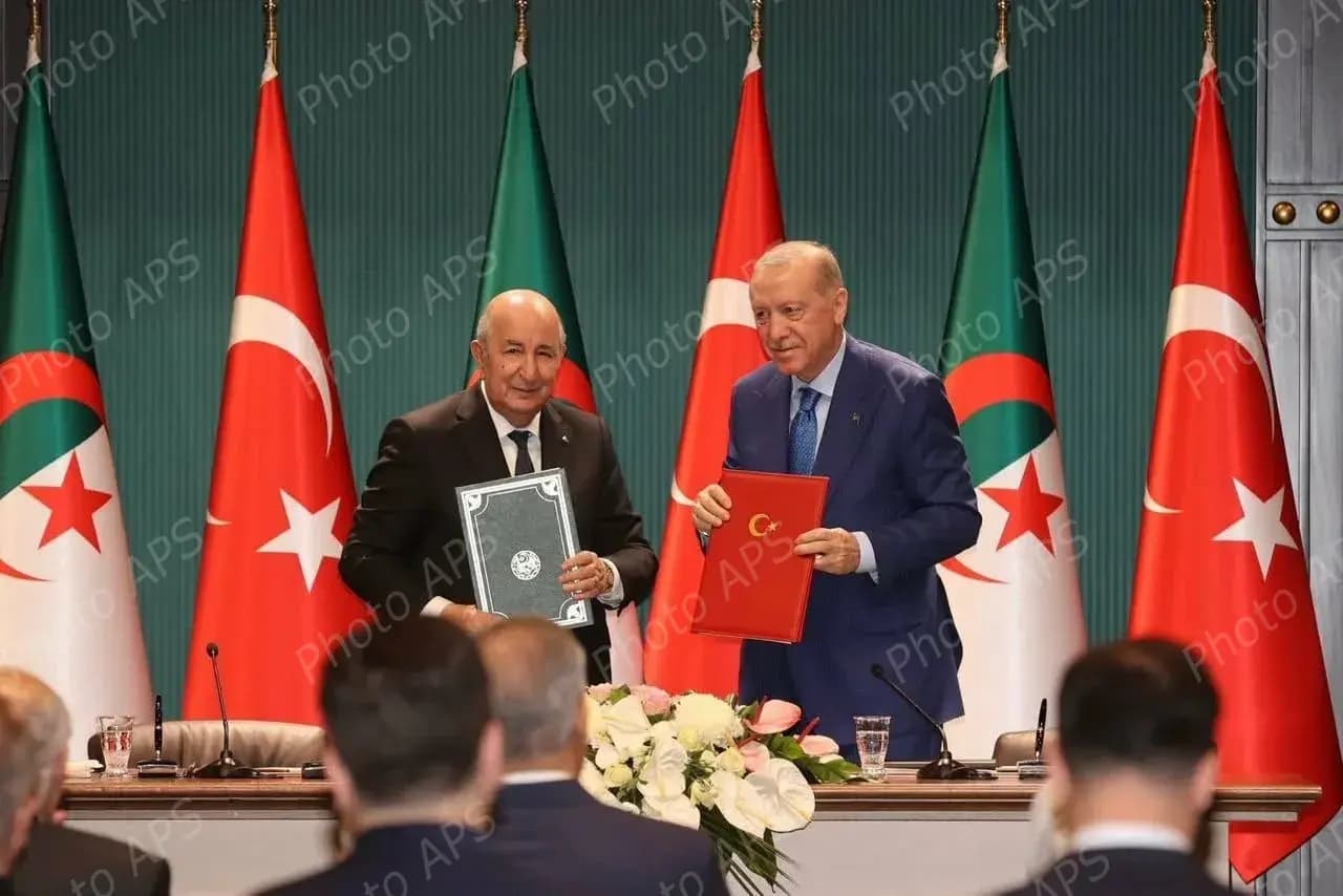 Algeria, Turkiye sign several bilateral cooperation agreements
