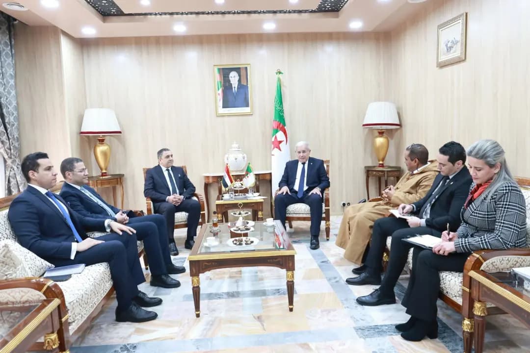 Boughali receives Egyptian ambassador to Algeria