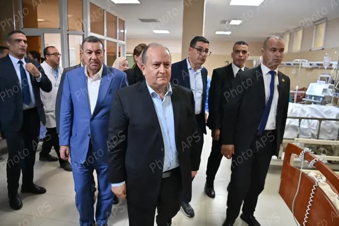PM checks on condition of injured at Mentouri Bachir Hospital in Jijel