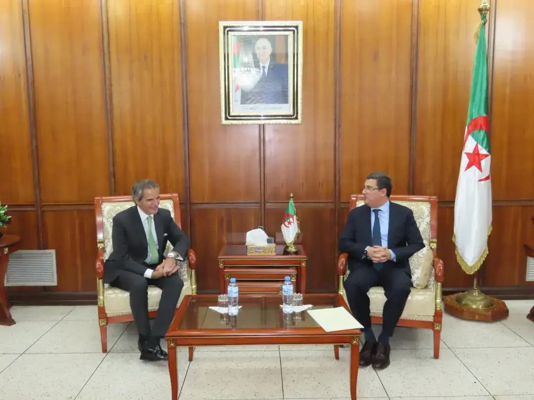 Ait Messaoudene receives IAEA Director General