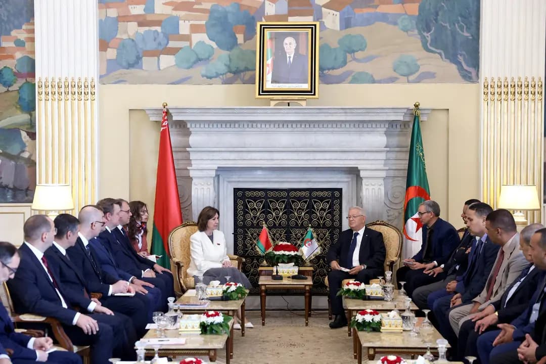 Nasri receives Chairperson of Belarusian Council of the Republic