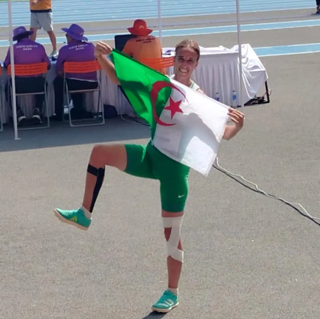Lynda Hamri wins bronze medal  