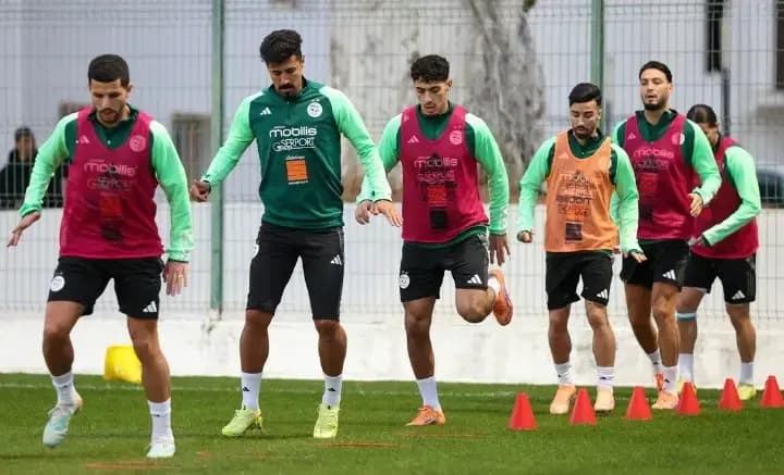 Algerian team holds two daily sessions for CAN preparations