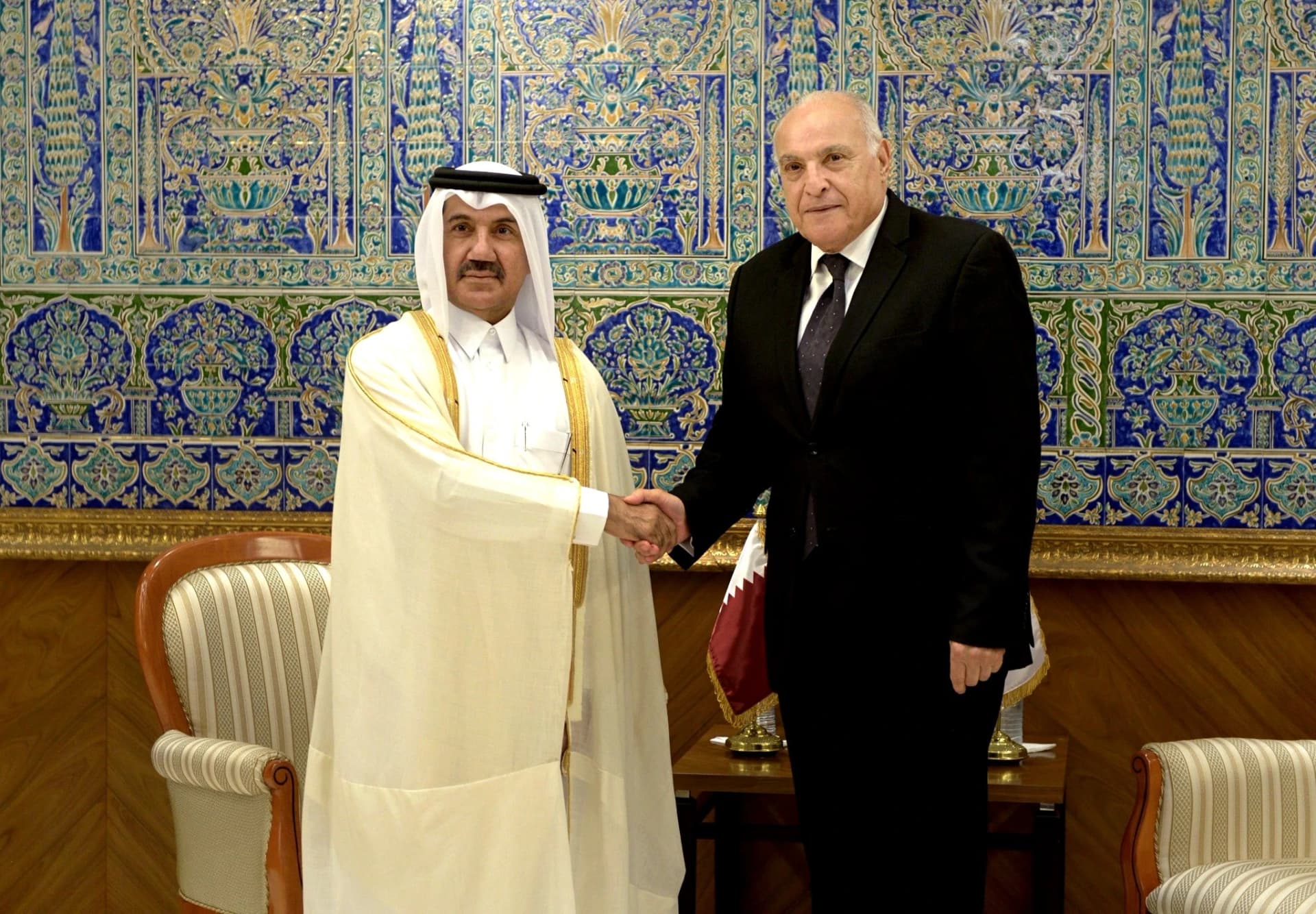 Attaf receives secretary general of State of Qatar’s Foreign Ministry