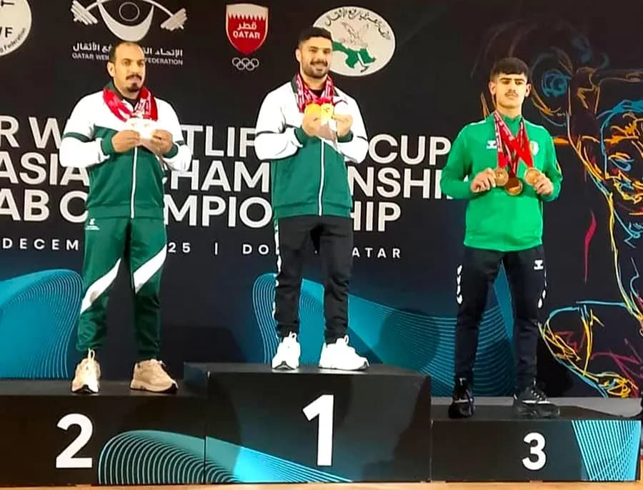 Chaabi Koussay clinches nine medals at Arab Weightlifting Championship