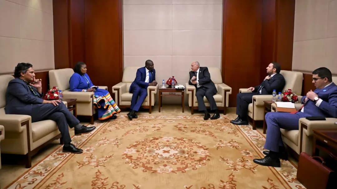 Attaf holds talks with South African counterpart in Addis Ababa