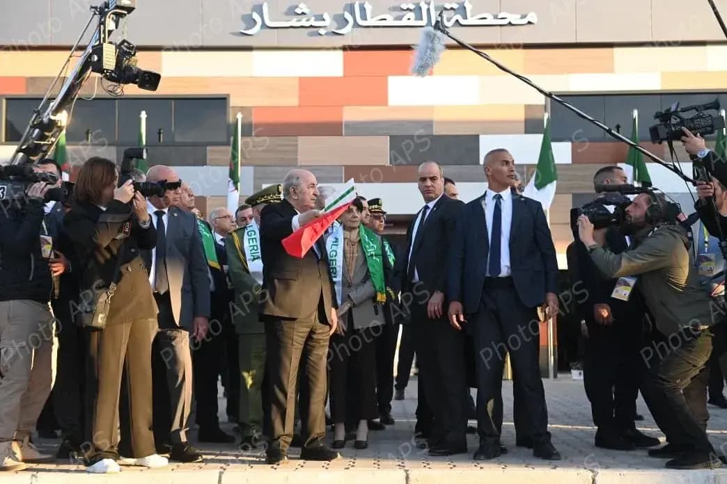 President Tebboune officially launches Gara Djebilet-Tindouf-Bechar railway line
