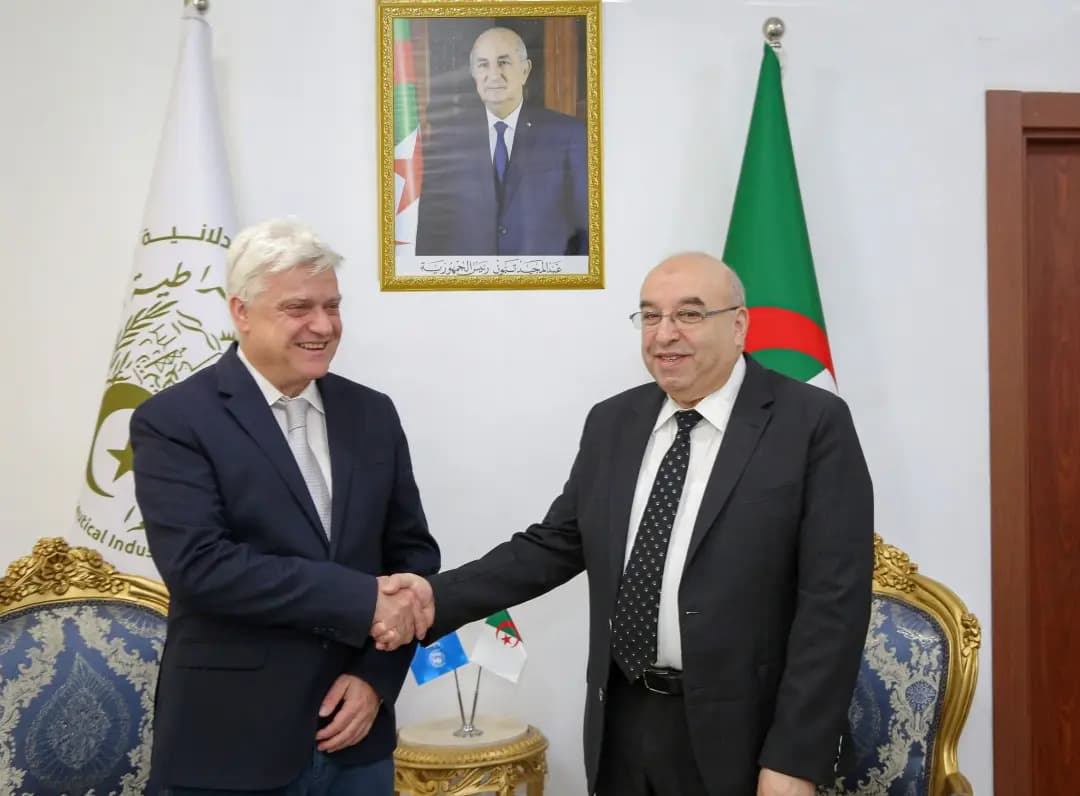 Kouidri, UNICEF Regional Director discuss bolstering pharmaceutical cooperation