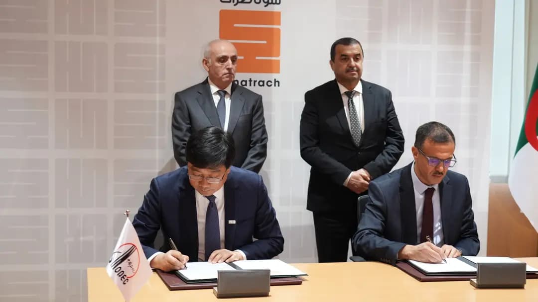 Sonatrach signs contract with Chinese company for construction of heavy naphtha hydrotreating unit