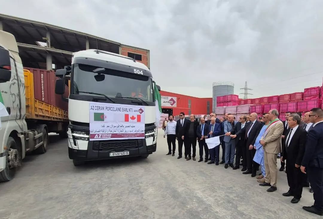 Tizi Ouzou: Launch of major export shipments bound for Canada, Libya, Tunisia
