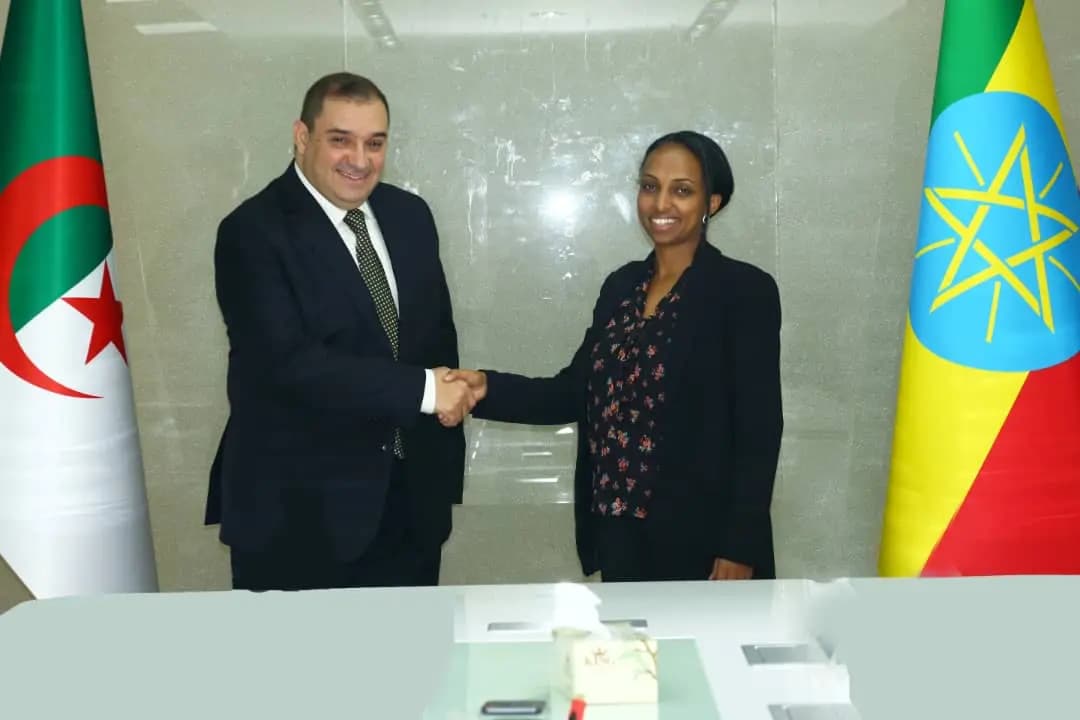 Boudjemaa holds talks with Ethiopian counterpart in Addis Ababa