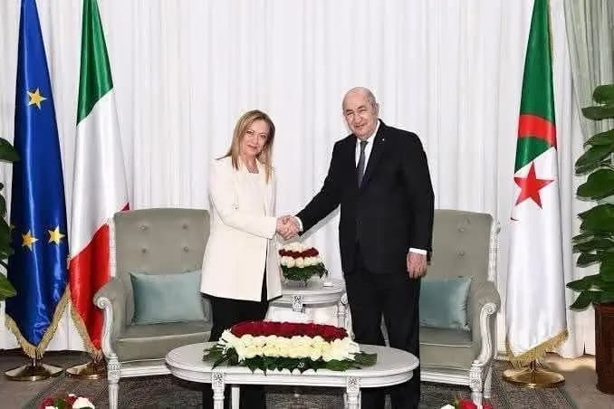 President Tebboune receives phone call from Italian President of Council of Ministers