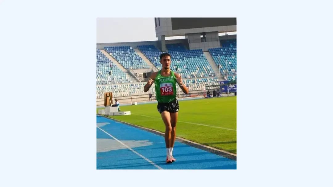 Athletics: Ismaïl Benhammouda sets new national record in 5000m race walk