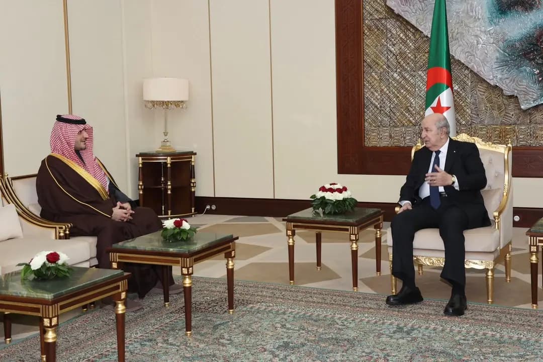 President of the Republic receives Prince Abdulaziz bin Saud