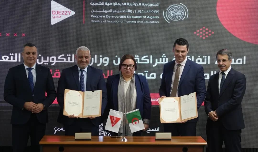 Vocational Training Ministry, Djezzy seal agreement