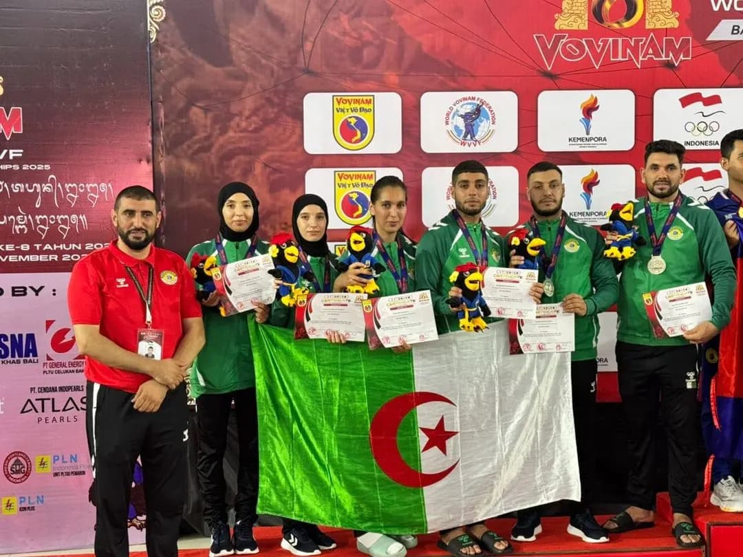 Algeria ranks second at 8th World Vovinam Championship in Bali