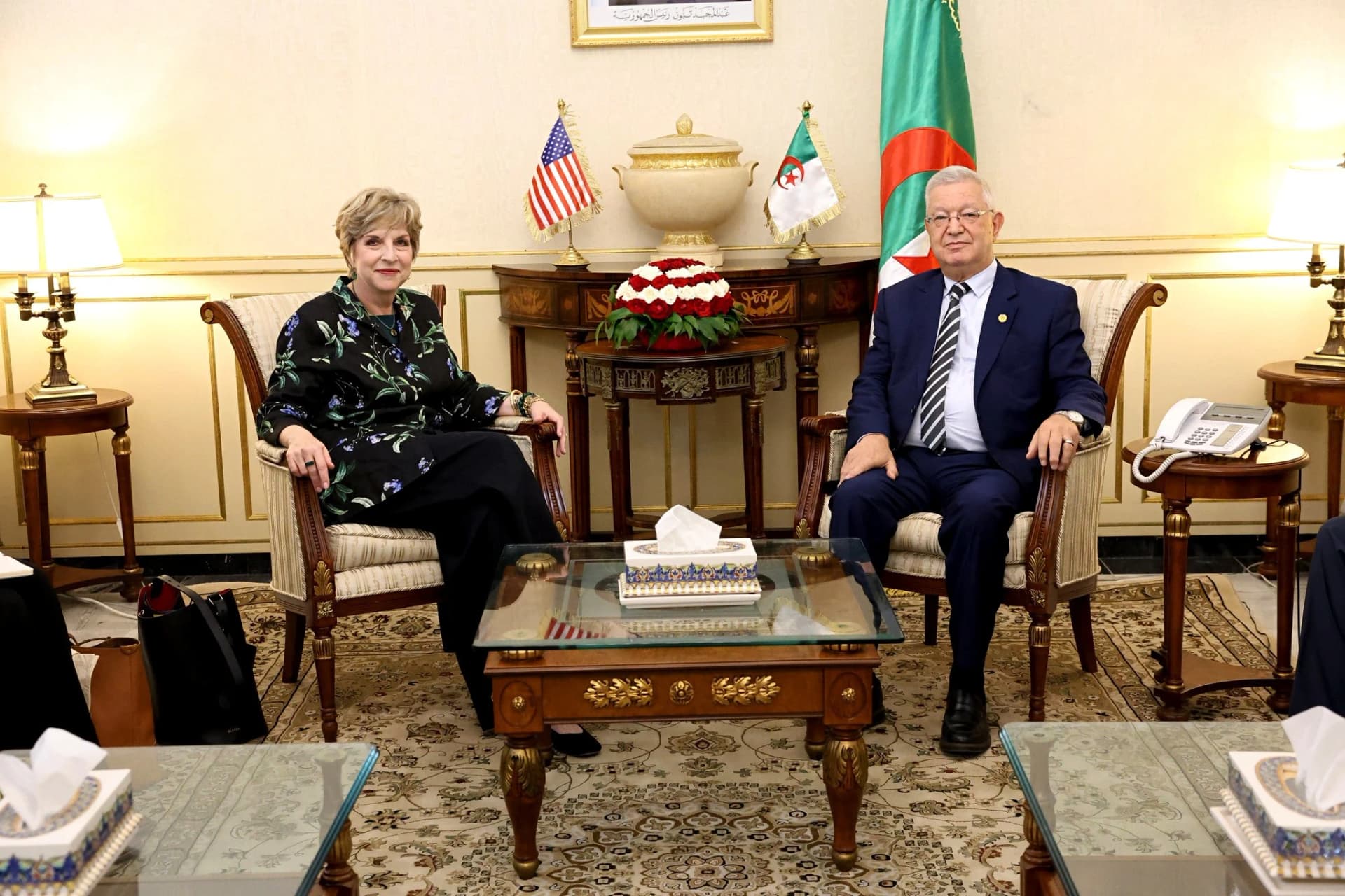 Nasri receives US Ambassador to Algeria