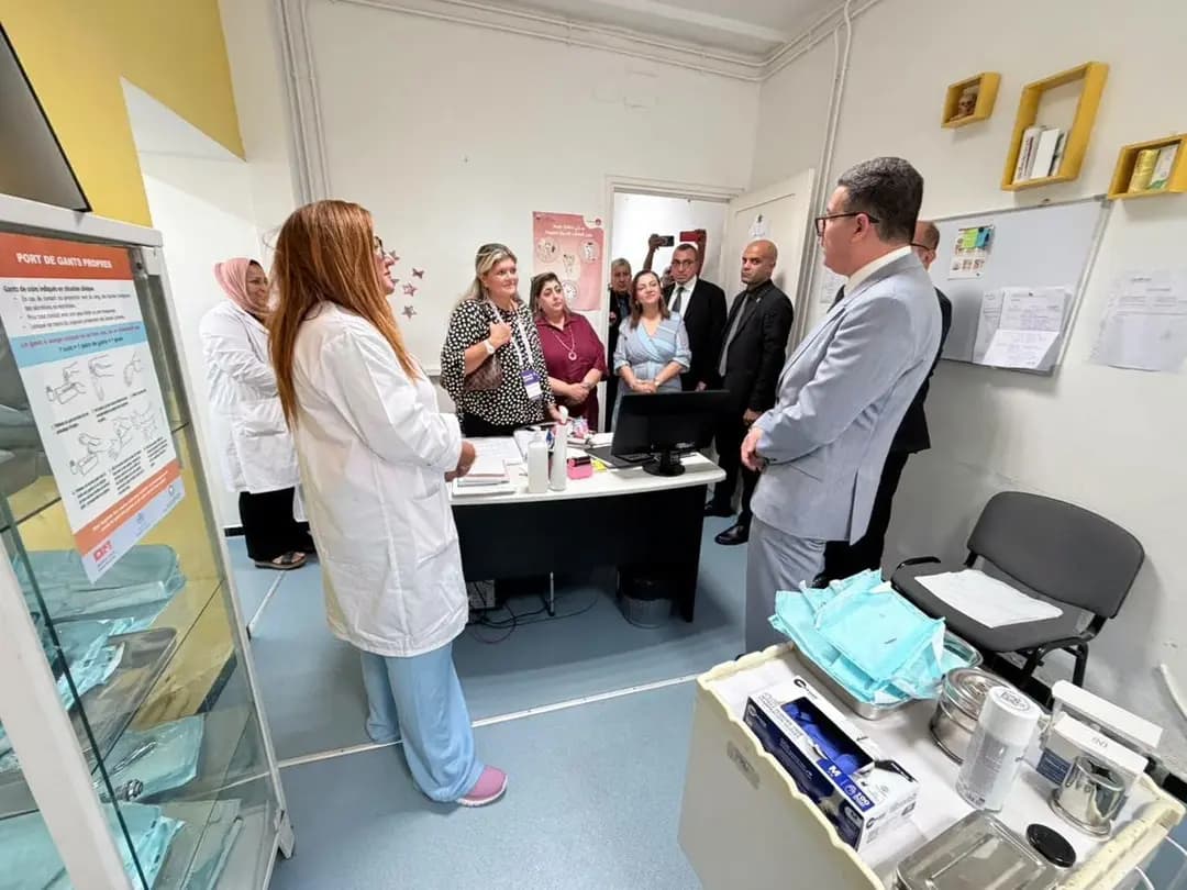 International Conference on Digital Health: Ait Messaoudene visits several health institutions in Tunis