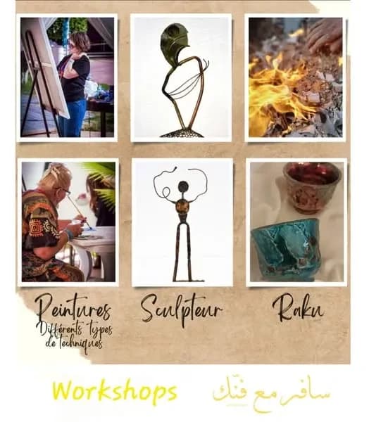 Algerian artists at 2nd International Arts Symposium in Sousse
