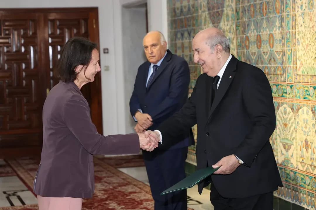 President Tebboune receives credentials of six new ambassadors