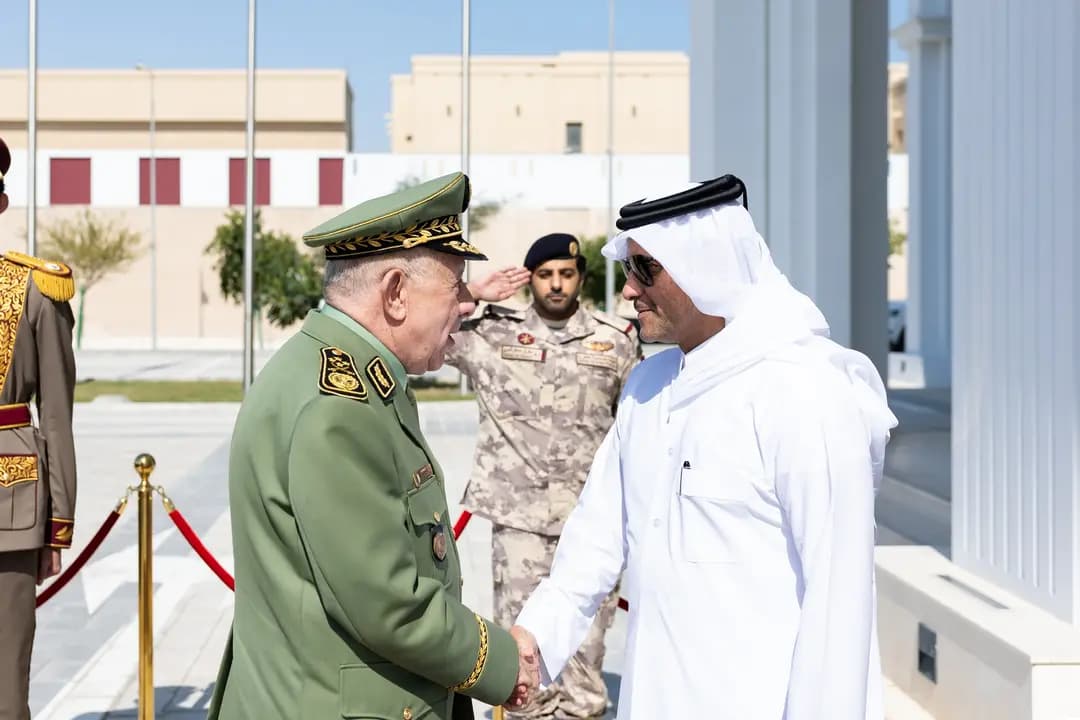 General Chanegriha received by Qatar's Deputy Prime Minister, Minister of State for Defence Affairs in Doha