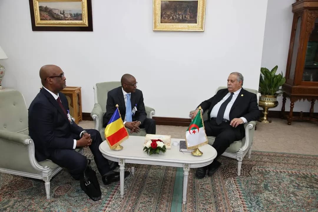 Boualem Boualem holds talks with Chief of Staff of Chadian President, Minister of Finance