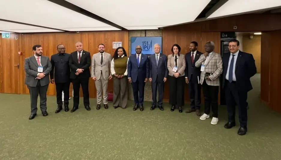 Nasri meets with Congo’s Senate speaker in Geneva