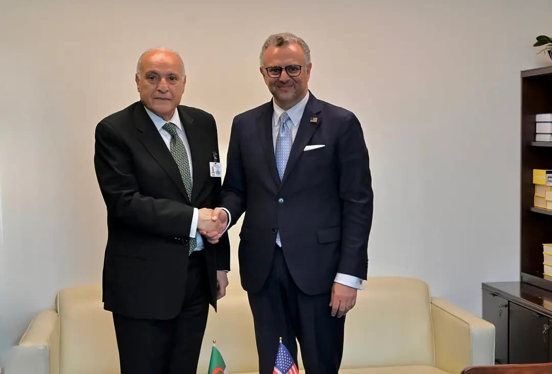Attaf holds, in New York, talks with US Senior Advisor for Africa
