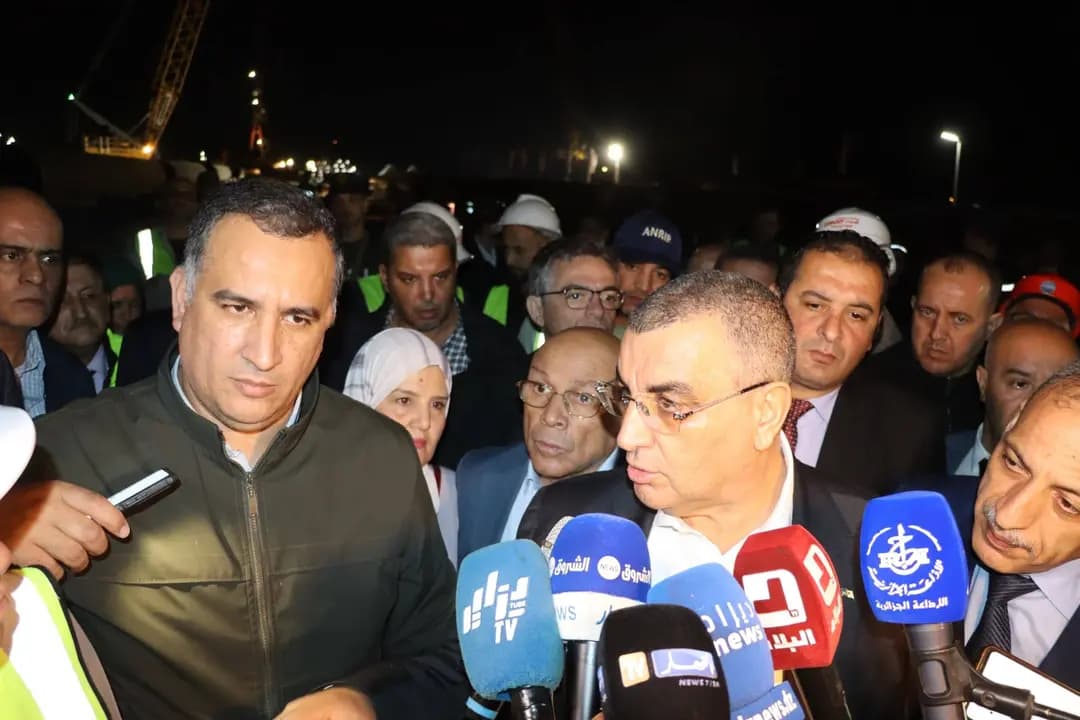 Djellaoui enquires about progress of Annaba phosphate port expansion
